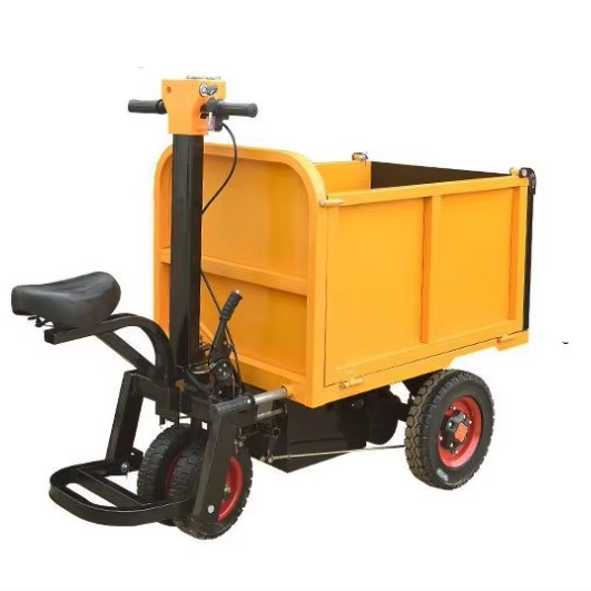 Agriculture Farming And Livestock - Electric Hand-Push Inclined Dustbin Truck for