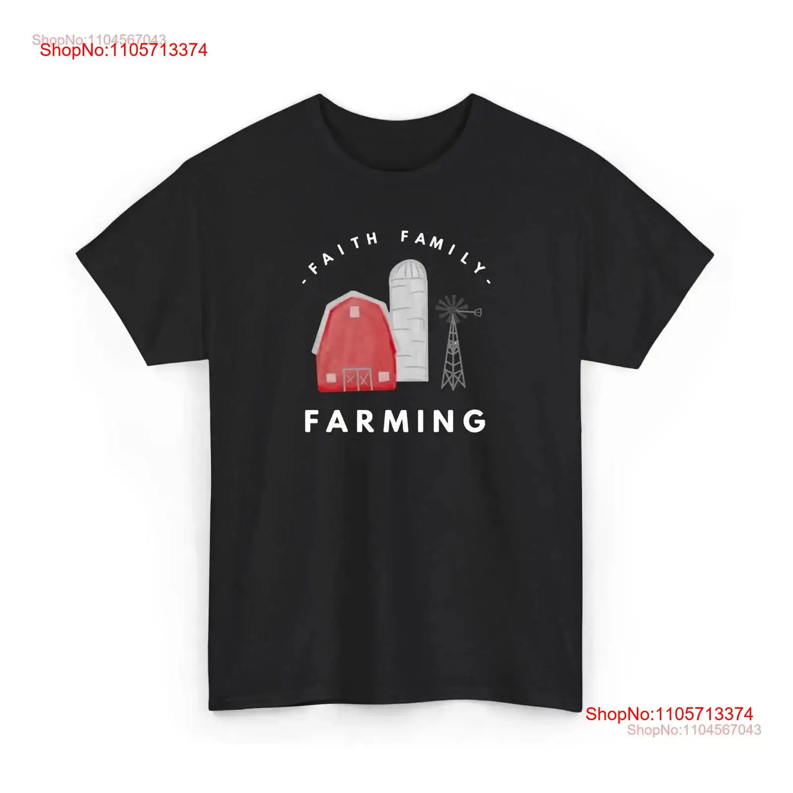 Agriculture Farm House - Faith Family Farming T Shirt Farm