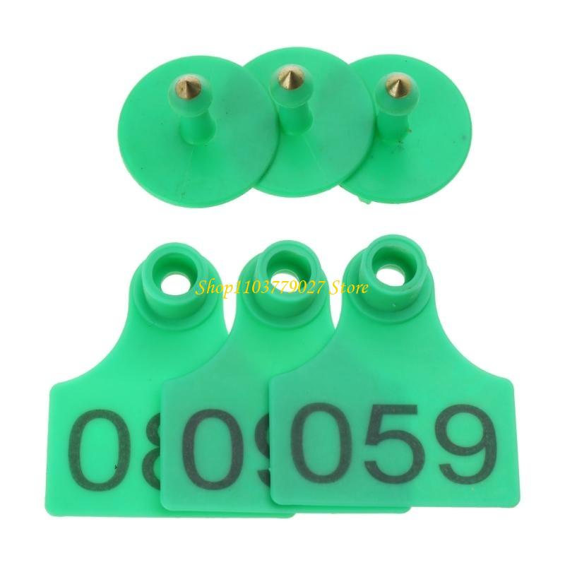 Livestock Ear Tag - C4DF Numbered Plastics Livestock Ear Tags