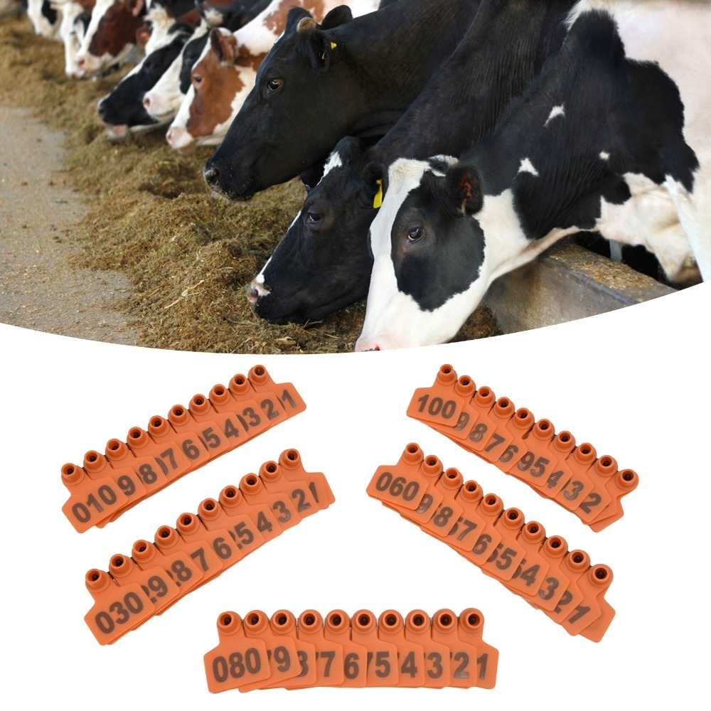 100Pcs TPU Livestock Ear Tag D - Livestock Ear Tag ulasan dan harga