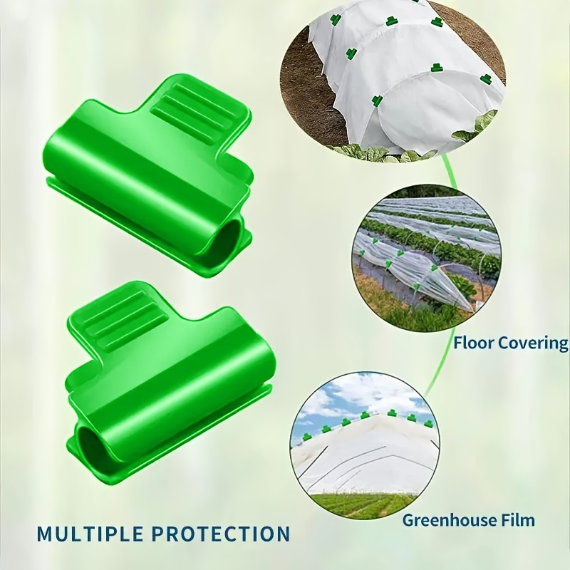 20Pcs Green Laminating Clip, A - Greenhouse Plastic Film ulasan dan harga