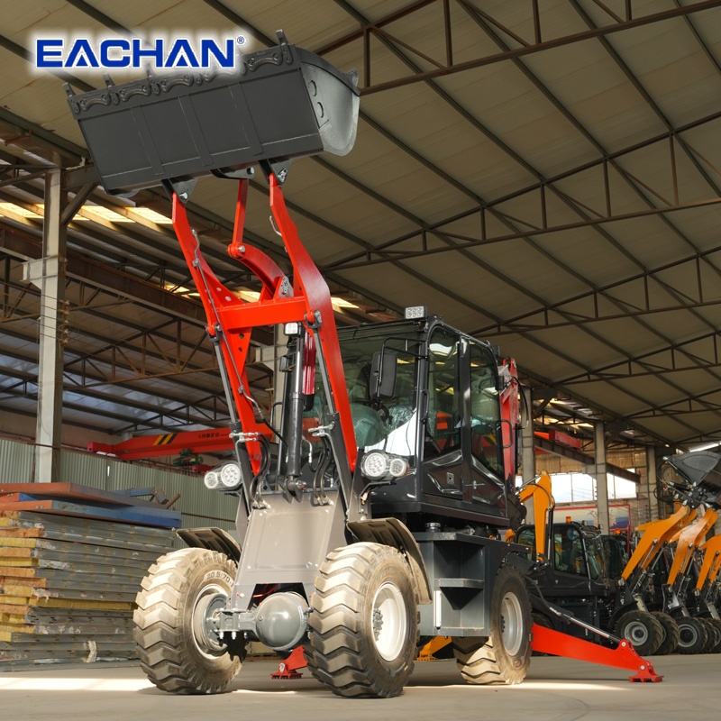 4WD Hydraulic Wheel Backhoe Lo - Agriculture Farming Working ulasan dan harga