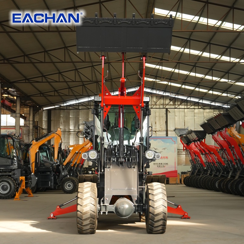 4WD Hydraulic Wheel Backhoe Lo - Agriculture Farming Working ulasan dan harga