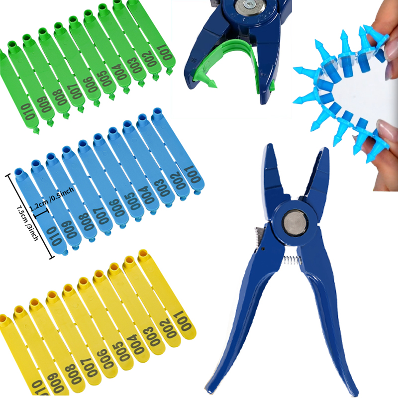 100pcs Integrated Sheep Ear Ta - Livestock Ear Tag ulasan dan harga
