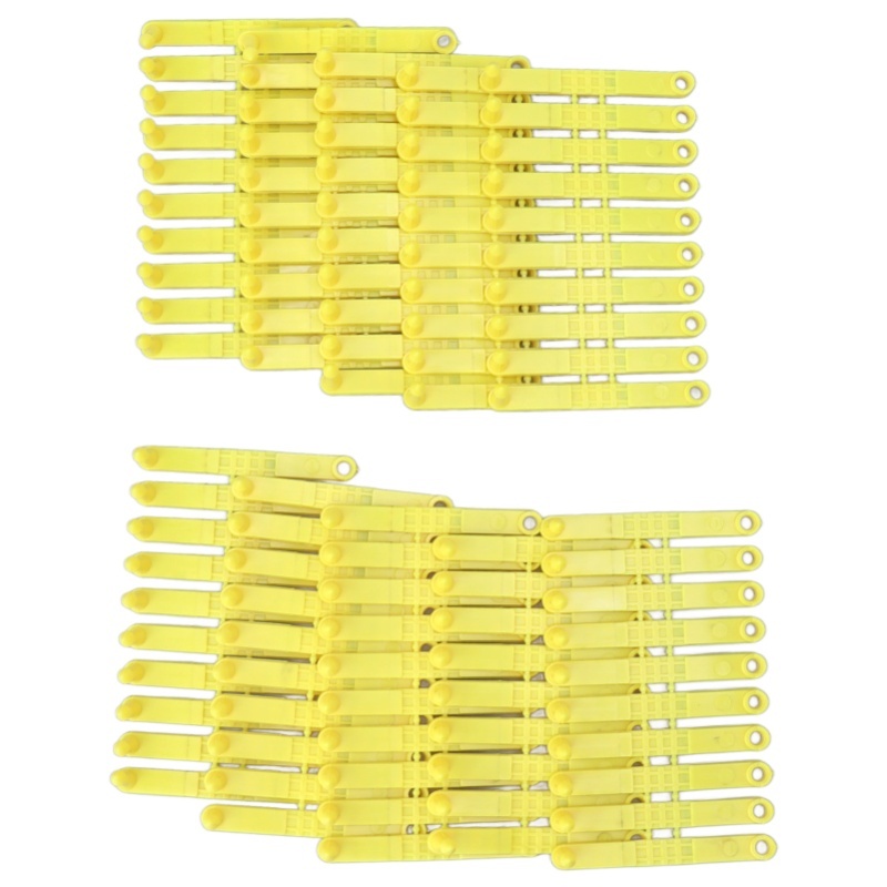 100PCS 001-100 Number Plastic  - Livestock Ear Tag ulasan dan harga