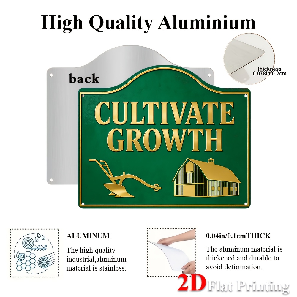 2D Flat, 1pc Farmhouse Wall De - Agriculture Farm House ulasan dan harga