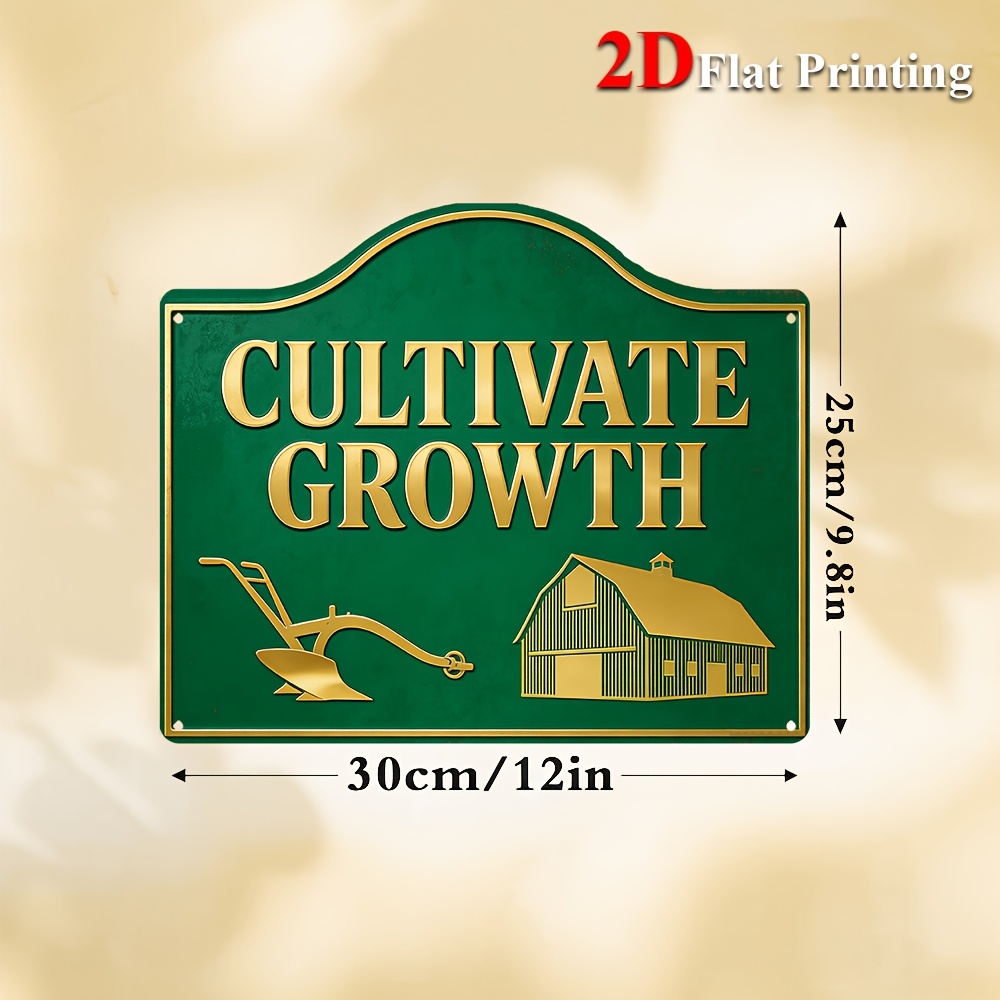 2D Flat, 1pc Farmhouse Wall De - Agriculture Farm House ulasan dan harga